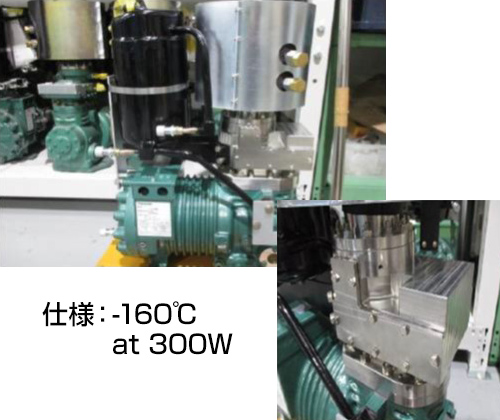 スターリング冷凍機*フロンガスを一切使用していません